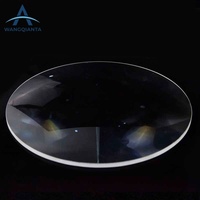 High Definition 10mm 5x Optical Grade 90% Clear Aperture Magnifier Glass Single-Sided Plano Convex Lens