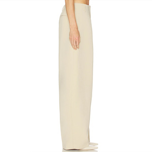 Pantalon de costume formel plissé pour femme, coupe droite, respirant, effet froissé, été, luxe léger, drapé - Product Image 4