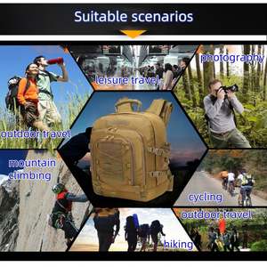 Sac à dos de randonnée imperméable en gros, sac à dos de sport décontracté, sac à dos de voyage, grande capacité, sac à dos tactique Molle pour hommes - Product Image 6