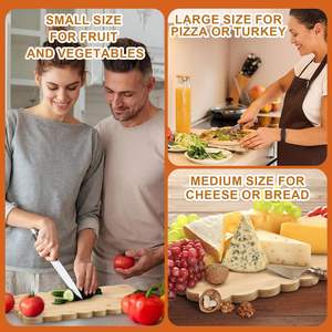 <span class=keywords><strong>Planche</strong></span> à découper rustique en bambou à bords festonnés, gravure personnalisée, plateau <span class=keywords><strong>de</strong></span> service en bois pour charcuterie et fromages, idéal comme cadeau <span class=keywords><strong>de</strong></span> pendaison <span class=keywords><strong>de</strong></span> crémaillère - Product Image 4