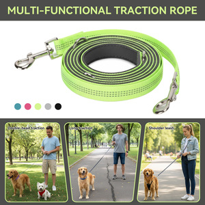 Laisse pour chien Amason, bandoulière simple, mains libres, respirante, pour grands chiens - Product Image 3