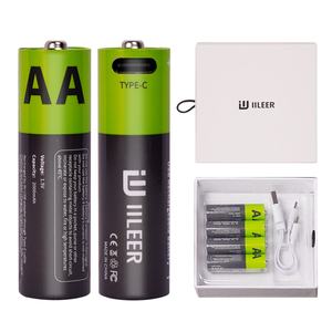 Batterie lithium rechargeable USB IILEER 3515mWh AA 1.5V 2000mAh à décharge rapide, batterie de haute qualité, entrepôt américain en stock - Product Image 3
