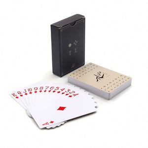 Custom Colorful <b>Card</b> Game Plastic Playing New Pvc Material Waterproof Baloot Paper <b>Cards</b> With <b>Box</b> - Product Image 6