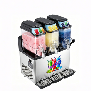 Machine à Slush Ice Ninja 1 réservoir 12 litres 3 saveurs Qualité professionnelle Acier inoxydable <span class=keywords><strong>2</strong></span> robinets Fabricant de Slush de qualité alimentaire - Product Image 1
