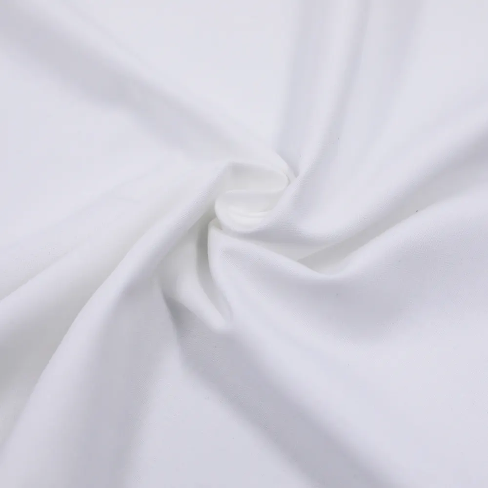 الأقمشة في الامازون قماش نسيج منزلي 100% بواسطة الترباس ل خليط القماش الأطفال نسيج القطن الصلبة اللون الأبيض