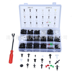 Kit de 425 attaches plastiques pour panneaux de porte de voiture Hirokazu, pour l'installation de garnitures et de pare-chocs automobiles - Product Image 2