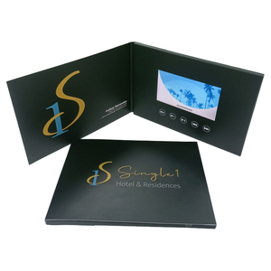 Biglietto Brochure Video Rettangolare Personalizzato Fatto a Mano per Regali Aziendali - Product Image 6