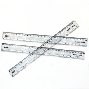 Regla de Plástico Transparente de 30 cm y 1 mm de Grosor, Calidad Premium, Ideal para la Escuela, el Hogar y la Oficina - Product Image 6
