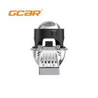 Lente de Proyector Bi-LED de 2.5 Pulgadas, 75W de Alta Potencia, TIR Prism GCAR R5 Ultra, 6000K, Chips LED Dobles, para Reequipamiento de Faros Delanteros de Automóviles