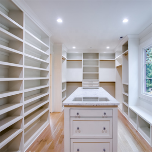 Armoire de rangement DAIYA blanche style Shaker avec <span class=keywords><strong>porte</strong></span> en <span class=keywords><strong>verre</strong></span> - Product Image 6
