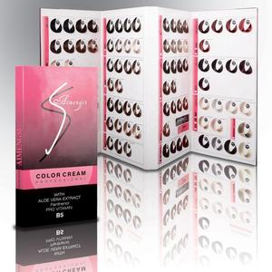 OEM Etiqueta Privada color de pelo swatch gráfico marca <span class=keywords><strong>tinte</strong></span> de pelo color gráfico para peluquería - Product Image 4