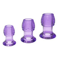 Nouveau type de plug anal creux fileté, jouets sexuels pour adultes, pour l'expansion par lavement, confortable et amusant