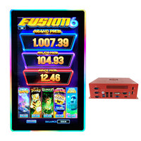 Máquina de Juegos de Habilidad con Pantalla Táctil Vertical DeeYee, 5 en 1, Multijuegos Fusion, Tablero de Juego para 6 PC