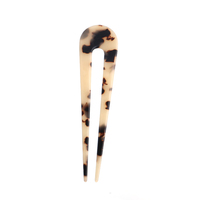 4mm d'épaisseur prix de gros bâton de cheveux en forme de U pour faire des cheveux acétate écaille de tortue accessoires de cheveux pinces pour femmes filles
