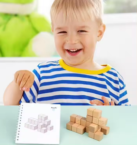 Rompecabezas grande de cubo Soma de madera Rompecabezas de madera IQ Rompecabezas de matemáticas para niños y adultos Juegos de regalo para hombres - Product Image 2