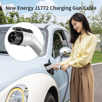 Câble de chargeur EV OLINK 7 kW, pistolet de charge J1772 32A 250V Mode 3 AC, câble de charge EV 5 m, étanche IP54, certifié CE, pour maison, garage, utilisation nocturne