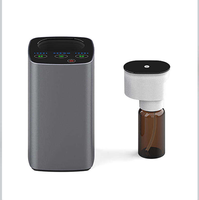 Diffuseur d'huiles essentielles portable sans eau rechargeable par type-C avec matériau en alliage et capteur de vibration pour la maison et la voiture