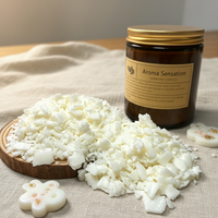 Flocons de cire de soja 100% naturelle pure pour la fabrication de bougies artisanales, l'aromathérapie, l'utilisation domestique, vente en gros