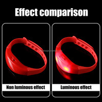 Bracelet LED innovant activé par le son, synchronisation musicale, bracelet lumineux, contrôle du son, bande lumineuse clignotante pour la vie nocturne, bar