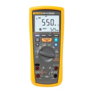มัลติมิเตอร์วัดฉนวนไฟฟ้าดิจิตอล Fluke 1587Fc 1000V เมกะโอห์มมิเตอร์อิเล็กทรอนิกส์ 5 ช่วงการวัด - Product Image 4
