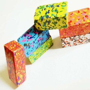 Dazzle sáng tạo 3D cầu vồng sáp Confetti bút chì màu hỗn hợp màu sắc hình bút chì màu - Product Image 6
