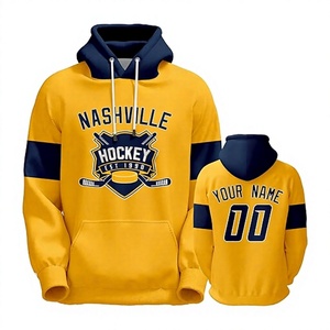 Sweats à capuche de hockey sur glace personnalisés Vêtements personnalisés avec n'importe quel nom Sweatshirts de hockey Hommes Femmes Sports pour jeunes - Product Image 1