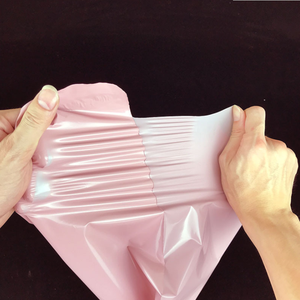 Fabricante <span class=keywords><strong>Pink</strong></span> Eco Friendly Plastic Polymailers Mailing Courier Packaging Bolsas de envío - Product Image 4