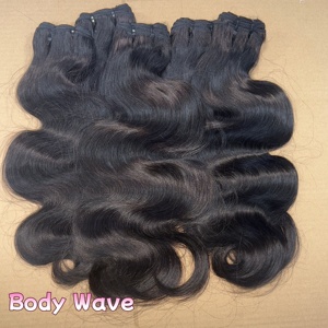 Cổ phiếu địa phương lớp biểu bì phù hợp mở rộng tóc nguyên Trinh Nữ tóc con người 24 inch burmese bó xoăn cho phụ nữ da đen - Product Image 3