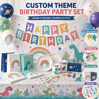 Platos de Plástico Personalizados, Artículos para Fiestas de Cumpleaños con Temática, Juego de Decoraciones, Vajilla, Bolsas de Regalo, Pegatinas, Venta al por Mayor