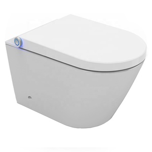 Inodoro de Cerámica con Doble Descarga, Forma Redonda, Trampa en P, con Funciones de Calefacción, Bidé Inteligente E410 - Product Image 5