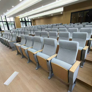 Tissu de haute qualité chaises d'auditorium modernes chaises d'église salles de conférence du gouvernement scolaire chaises en rangée cinéma bureau à domicile - Product Image 3