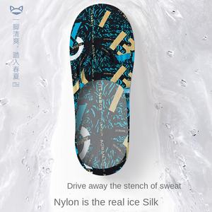 Chaussettes <span class=keywords><strong>bateau</strong></span> unisexes WZ-490, fines en nylon, décontractées, sans couture, antidérapantes en silicone, tendance, invisibles, à bouche peu profonde - Product Image 3