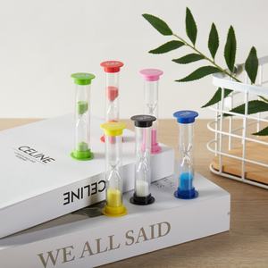 현대식 수제 플라스틱 친환경 조절 가능 모래시계 타이머 맞춤 시간 설정 <span class=keywords><strong>30</strong></span>초/1분/2분/3분/<span class=keywords><strong>5</strong></span>분/10분 어린이용 - Product Image 1