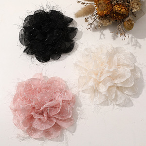 Atmósfera de Hadas, Hermosas y Elegantes Flores de Gasa de Poliéster Fluidas, Manualidades DIY, Corsages Dulces, Collares, Decoración - Product Image 4