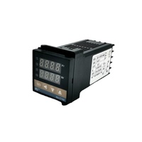 REX-C100 48x48mm pengendali sakelar suhu PID cerdas dengan Output relai banyak Input