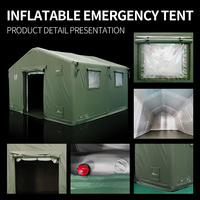 Toile de Style Camping Surplus de commande de tente d'urgence en PVC imperméable robuste pour le soulagement des catastrophes en plein air en vente