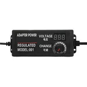 Adjustable AC to DC 3-12V 3-24V 9-24v Switching Universal Adapter Voltage Power Supply 2A 5A led strip Adapter DisplayTransform