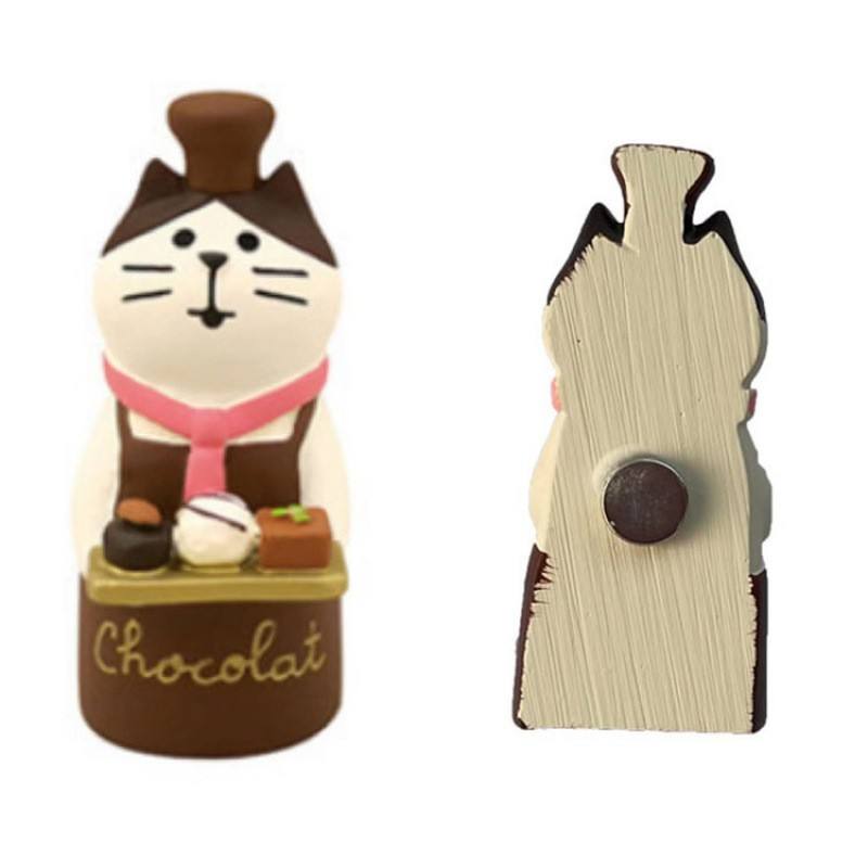 Chocolate shop manager refrigerator sticker