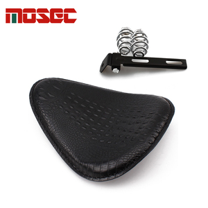 Siège de Moto Rétro en Cuir Crocodile de 3 Pouces, Support de Ressort en Diamant, pour Café Racer - Product Image 3