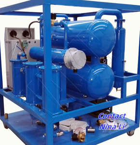 Transformateur de tension de rupture à double étage Purificateur d'huile Pompe à vide Filtre à huile pour installation électronique - Product Image 3