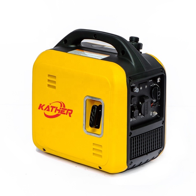 Camping Equipment 1900W Recoil Mini Portable Silent Generator Gasoline Intelligent Silent Inverter Generator Small Backup Power
