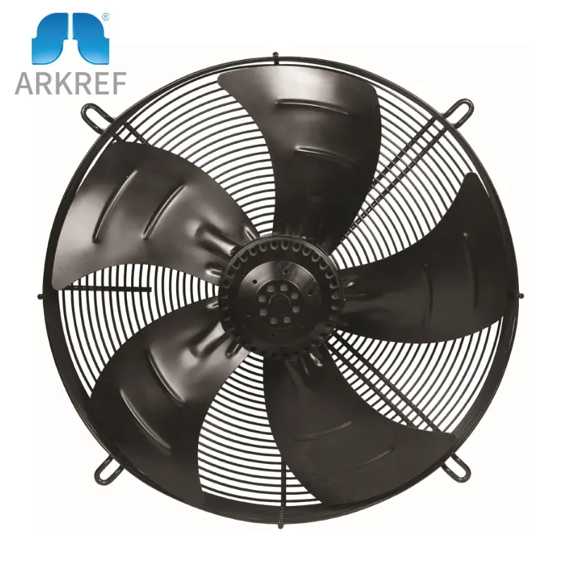China Fabriek Hvac Axiale Ventilator Voor Condenserende Eenheid Externe Rotor Motor Ventilator Voor Ventilatie Systeem Axiale Fans