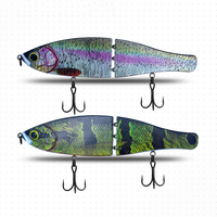 Leurre de pêche Stickbait articulé en deux segments à descente lente 200mm-76.5g 240mm-124g pour appât dur