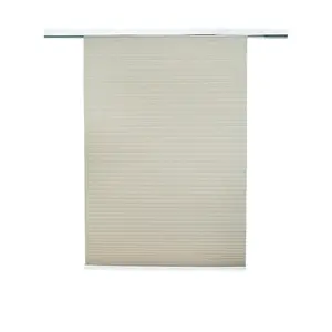 Perfect pleated fabric shading curtains, self-adhesive blinds, dual color translucent honeycomb curtains