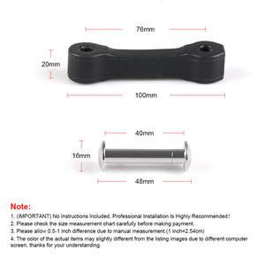 Cerradura de Capó Negra para Jeep Wrangler, Modificación de Automóviles, Pieza de Repuesto, Gran Venta - Product Image 3