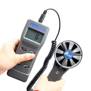 AZ8902 เครื่องวัดอุณหภูมิและความชื้นสัมพัทธ์แบบพกพาพร้อมรีโมทคอนโทรล เครื่องวัดความเร็วลม เครื่องวัดความเร็วลม - Product Image 2