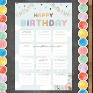Affiches et Calendriers d'<span class=keywords><strong>Anniversaire</strong></span> pour la Décoration de la Salle de Classe - Fournitures Scolaires pour Enseignants - Retour à l'École - Product Image 6
