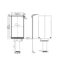 Layar LCD Pabrik 5" IPS TFT Warna 40 Pin Antarmuka MIPI 480*854 Piksel Lampu Latar LED Putih 450cd/m Luminansi 5 untuk Perangkat Pintar