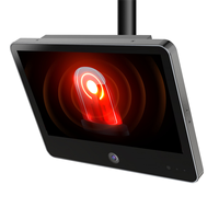 Monitor de Seguridad Público de 13.3 Pulgadas con Cámara HD Integrada, Grabación de Texto, Control Remoto por Web, Compatible con POE