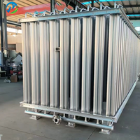 Nuevo Vaporizador Criogénico de Aire Líquido Calentado por Argón, Vaporizador de Aire Líquido a Temperatura Ambiente para Tiendas de Alimentos y Bebidas, Aleación de Aluminio